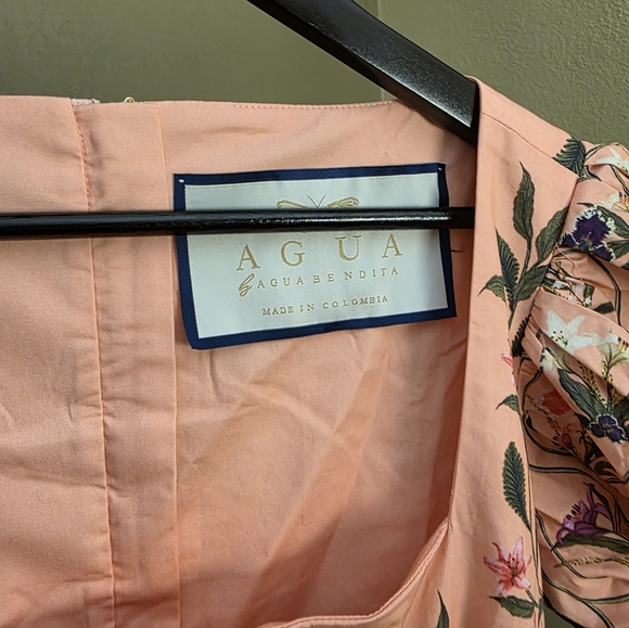 Big Sale! AGUA BY AGUA BENDITA Alga Pacifico Midi Dress - Picture 9 of 12